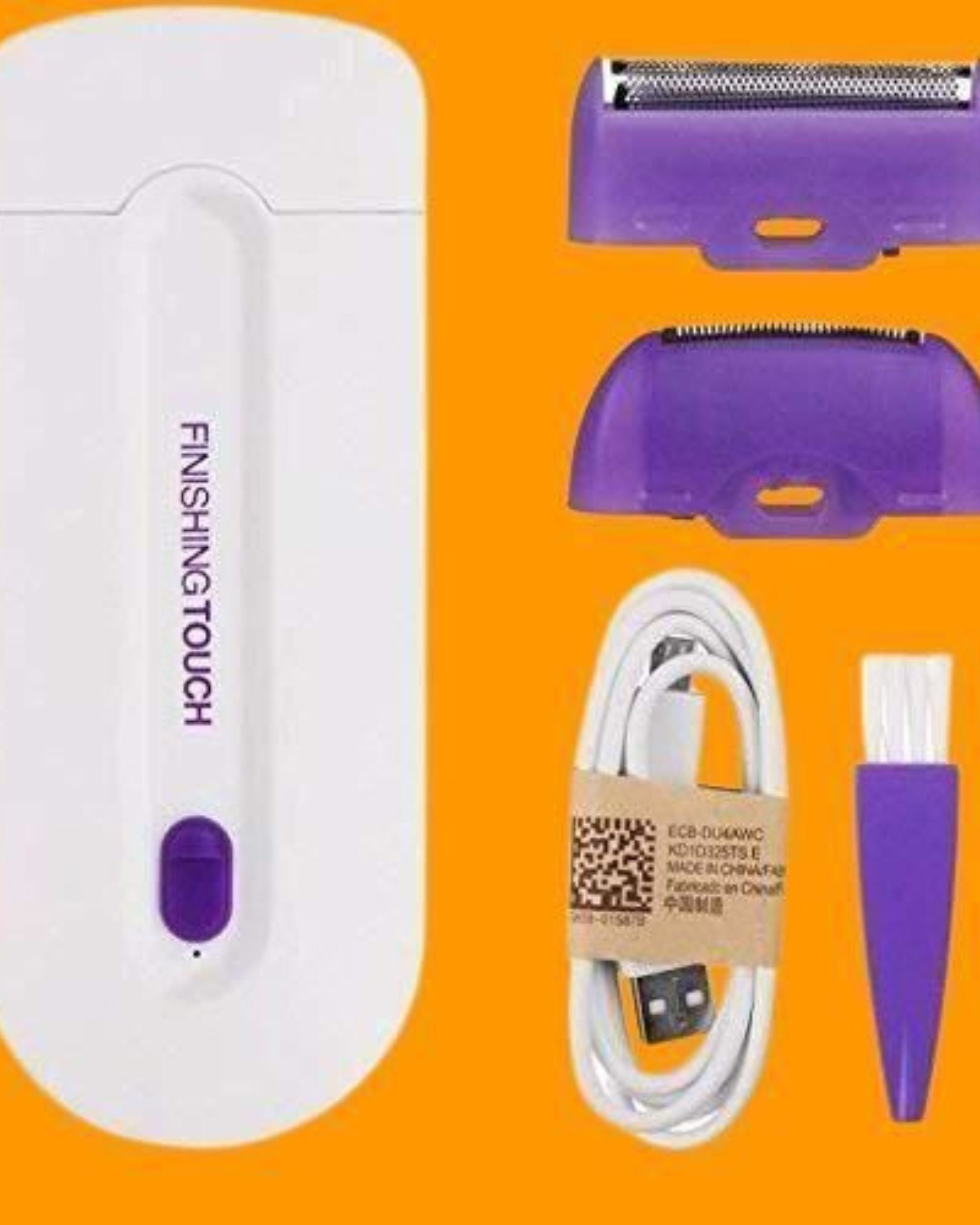 Painless Facial Body Hair Trimmer Rechargeable Design