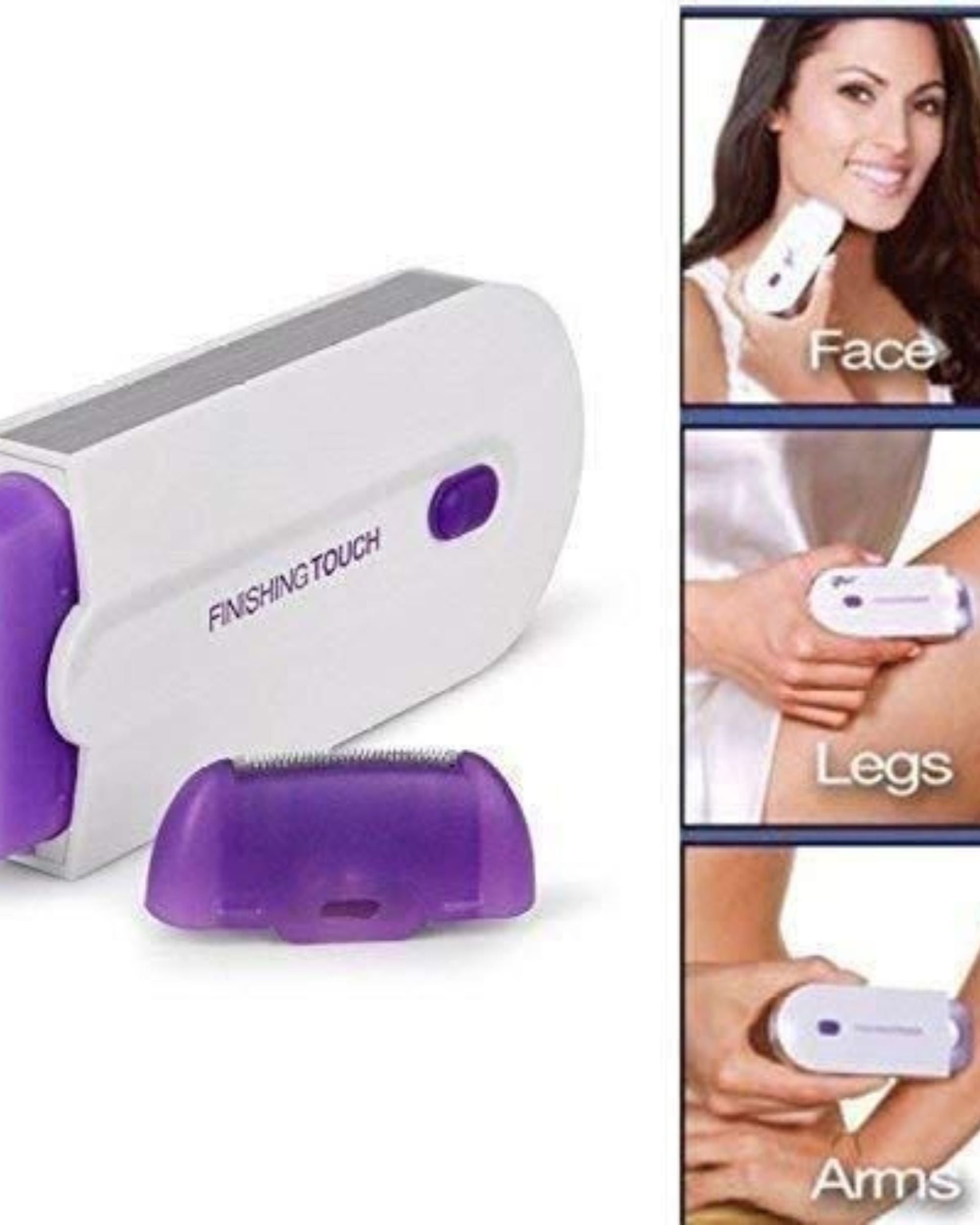 Painless Facial Body Hair Trimmer Rechargeable Design