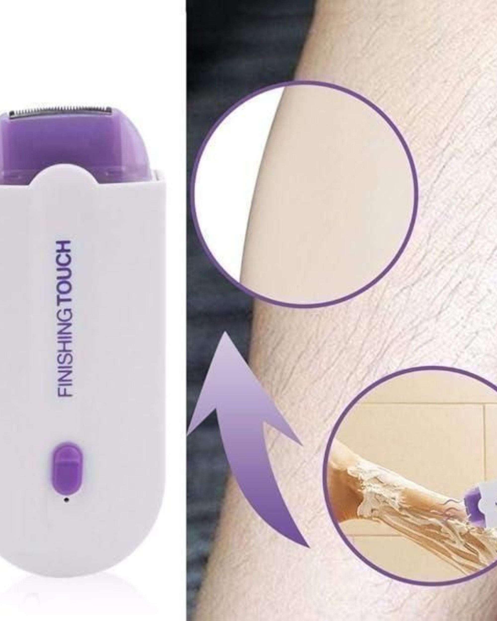 Painless Facial Body Hair Trimmer Rechargeable Design