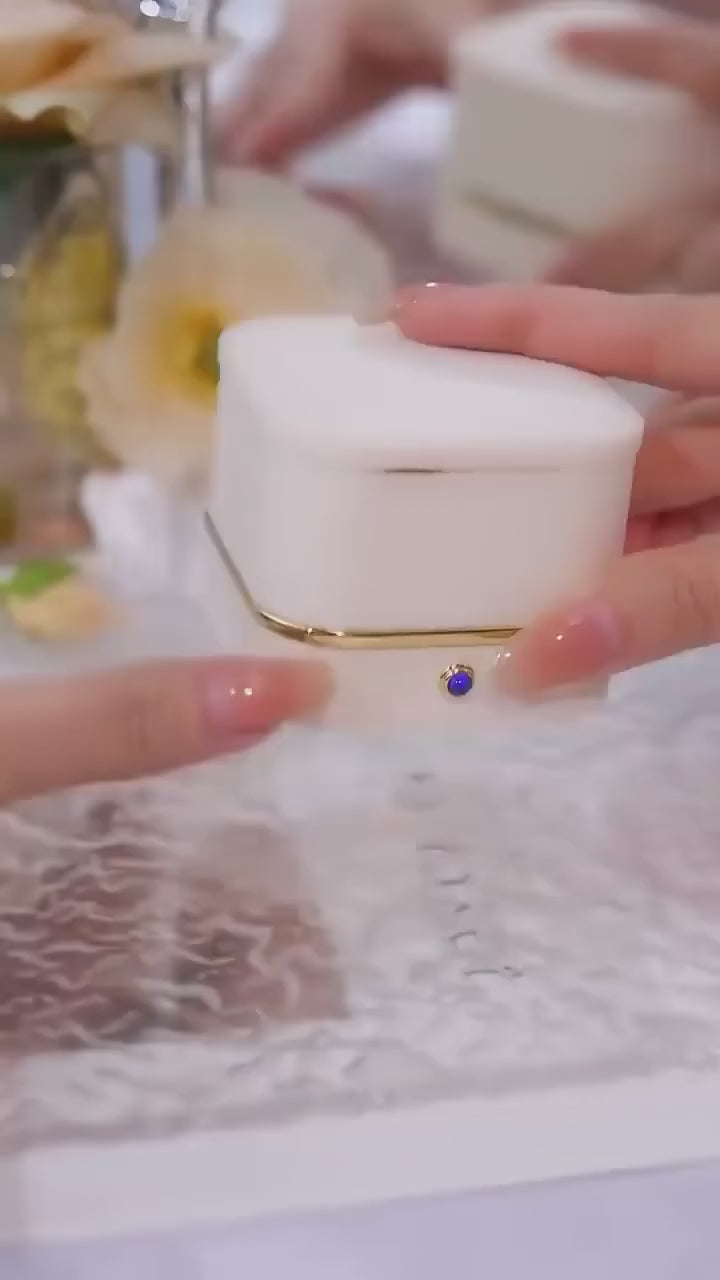 Oval Green Crystal Necklace Bracelet Set